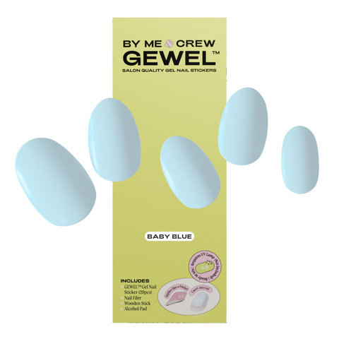 Baby Blue GEWEL™ Semicured Gel Nail Sticker