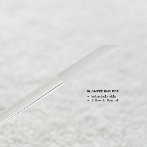 Dual Glass Cuticle Manicure Stick (Clear)