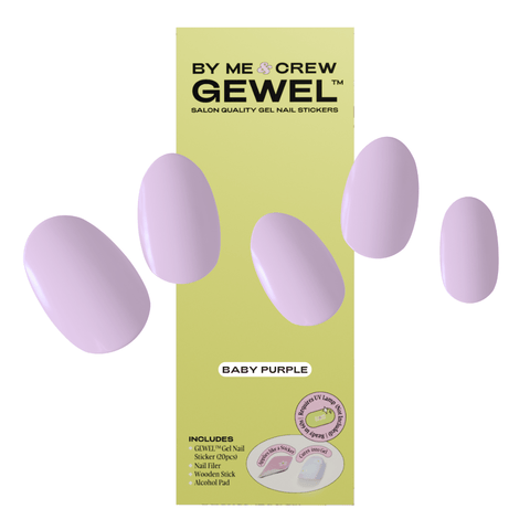 Baby Purple GEWEL™ Semicured Gel Nail Sticker