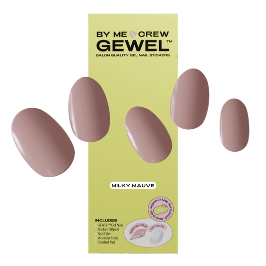 Milky Mauve GEWEL™ Semicured Gel Nail Sticker