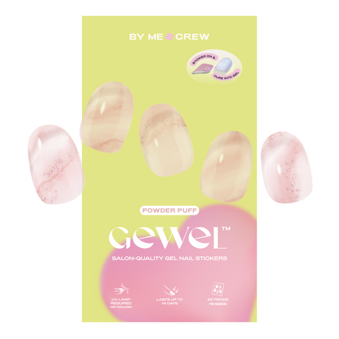 Powder Puff GEWEL™  Premium Gel Nail Sticker (32 pcs)