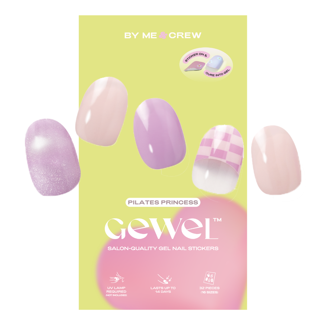 Pilates Princess GEWEL™  Premium Gel Nail Sticker (32 pcs)