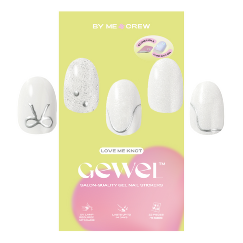 Love Me Knot GEWEL™  Premium Gel Nail Sticker (32 pcs)