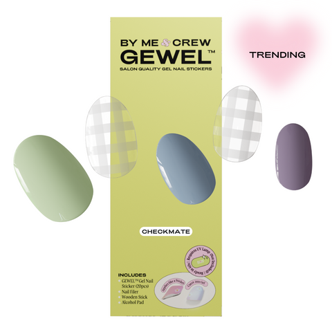 Checkmate GEWEL™ Gel Nail Stickers