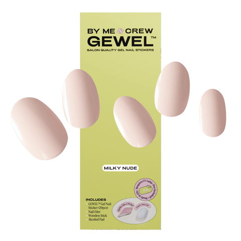 Milky Nude GEWEL™ Semicured Gel Nail Sticker