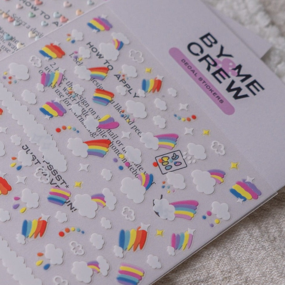 Rainbow Decal Sheet