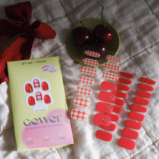 Mon Cherry GEWEL™ Premium Gel Nail Sticker (32 pcs)