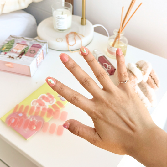 Peach Icecicle GEWEL™ Premium Gel Nail Sticker (32 pcs)